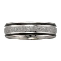 Mens 7mm Band Stainless Steel