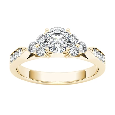 CT.T.W. Natural Round Diamond 14K Gold Engagement Ring