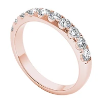 Womens 2.5MM 3/4 CT. T.W. Natural White Diamond 14K Gold Wedding Band