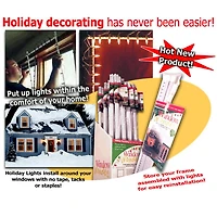 The Window Wonder For Christmas Lights - 4 Rod Pack