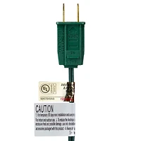 25-Count Clear C7 Mini Christmas Light Set  24ft Green Wire