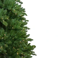 10' Pre-Lit Slim Eastern Pine Artificial Christmas Tree - Clear Lights