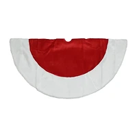 Northlight Red And White Traditional Border Tree Skirt