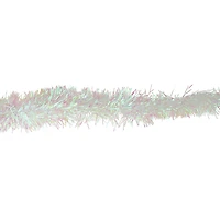 50' x 4'' White Iridescent Artificial Christmas Garland - Unlit