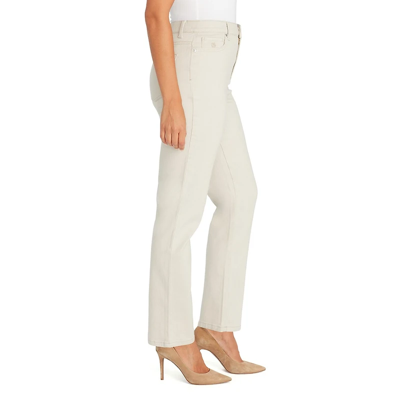 Gloria Vanderbilt Amanda Womens High Rise Stretch Fabric Tapered Leg Jean