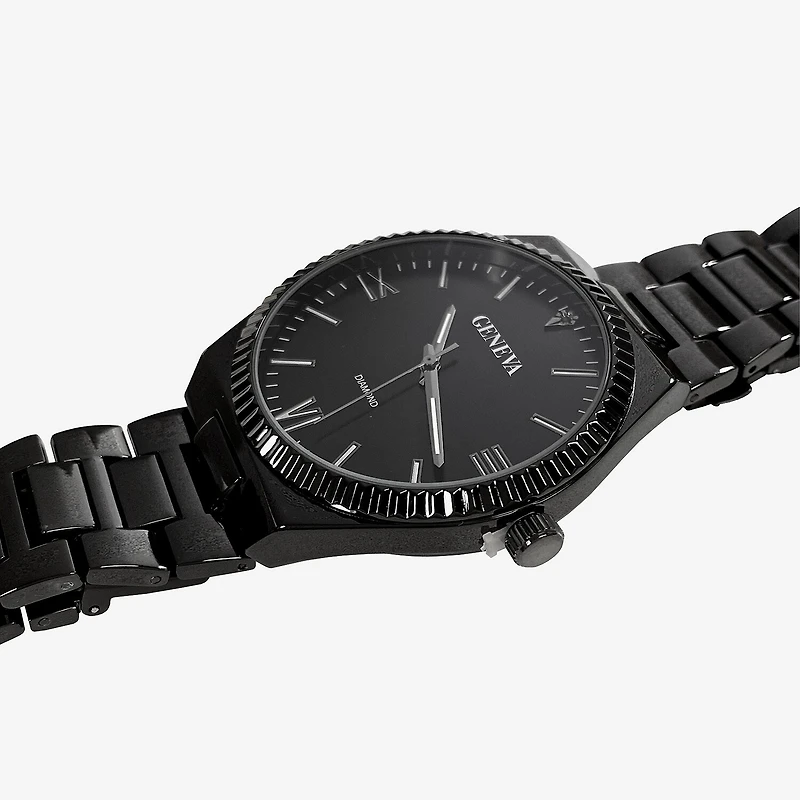 Geneva Mens Black Bracelet Watch Mac8169jc