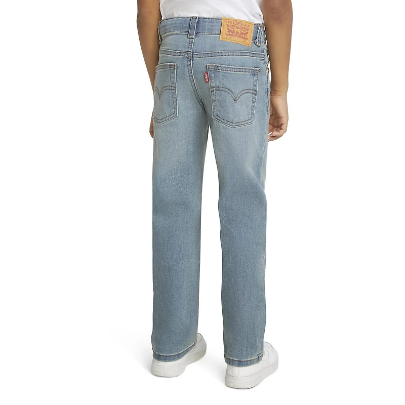 Levi's® Little Boys Adjustable Waist Mid Rise 514™ Straight Leg Jean