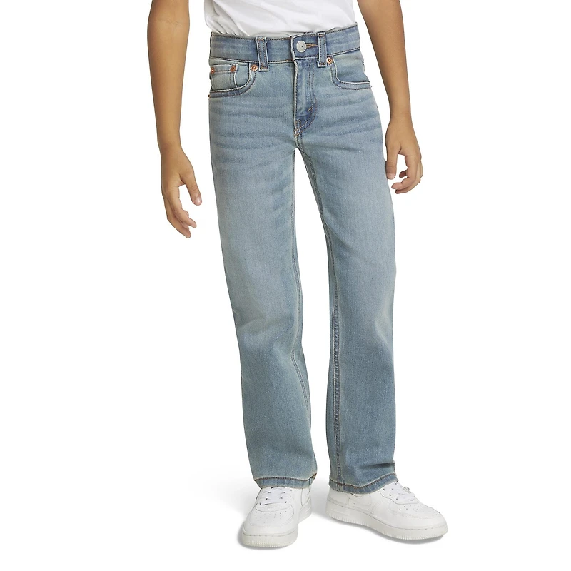 Levi's® Little Boys Adjustable Waist Mid Rise 514™ Straight Leg Jean