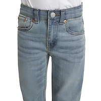 Levi's® Little Boys Adjustable Waist Mid Rise 514™ Straight Leg Jean