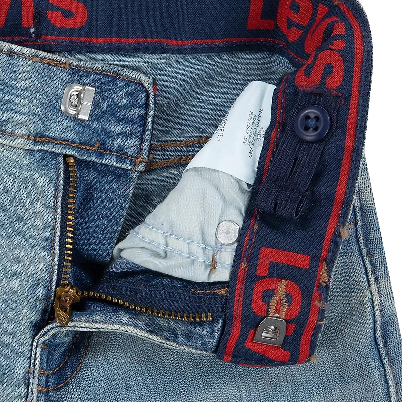 Levi's® Little Boys Adjustable Waist Mid Rise 514™ Straight Leg Jean