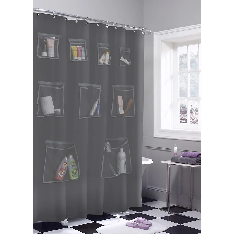 Zenna Home Maytex Basics PEVA. Shower Curtain Liner