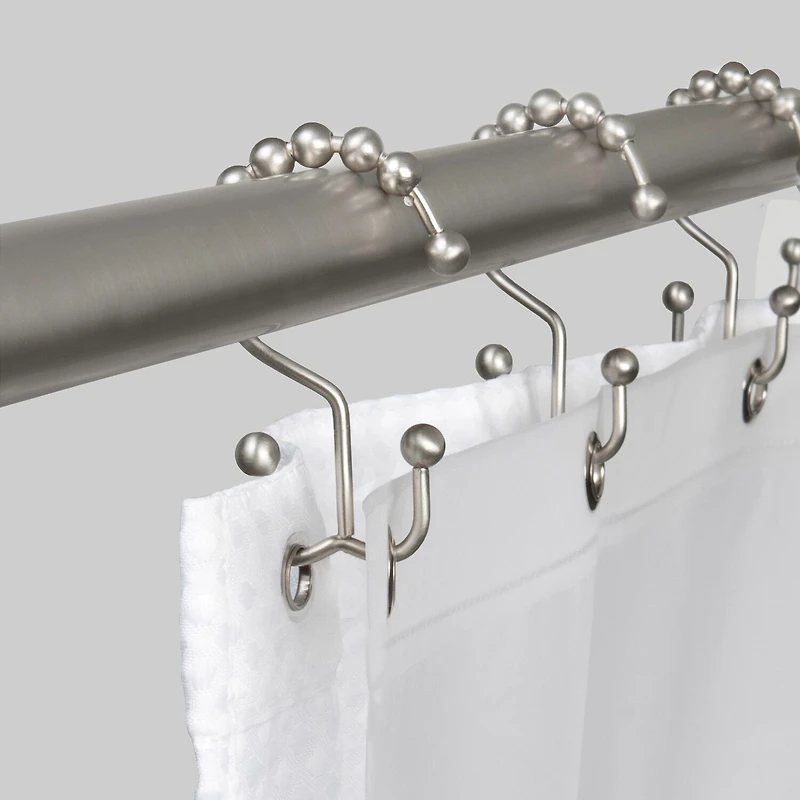 Maytex Mills Double Ball Glilde Shower Curtain Hooks