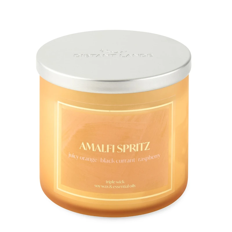 Distant Lands Amalfi Spritz 3-Wick Scented Jar Candle