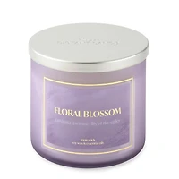 Distant Lands Floral Blossom 3-Wick Scented Jar Candle