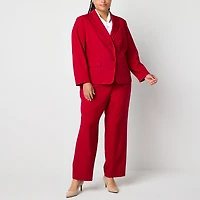 Black Label by Evan-Picone Womens Plus Classic Fit Suit Jacket