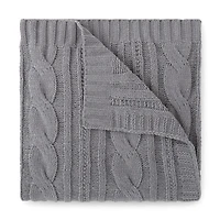 Linden Street Cable Knit Chenille Throw