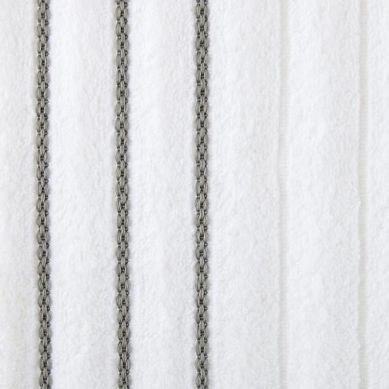 Home Expressions 6-pc. Ribbed Solid Bath Towel Set