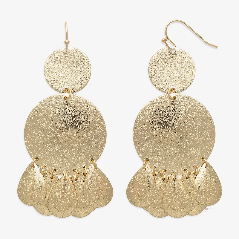 Bold Elements Womens Drop Earrings