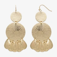 Bold Elements Womens Drop Earrings