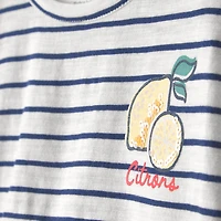 Carter's Little & Big Kid Girls Round Neck Short Sleeve Regular Fit Graphic T-Shirt