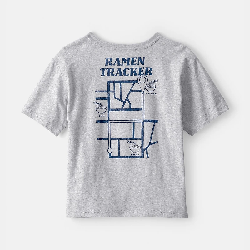 Carter's Little & Big Kid Boys Round Neck Short Sleeve Regular Fit Graphic T-Shirt
