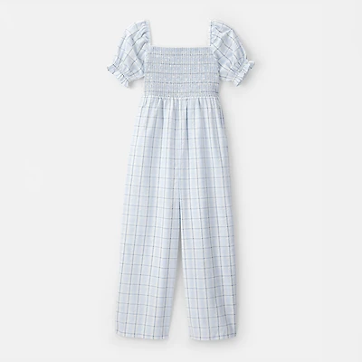 Carter's Little & Big Kid Girls Short Sleeve Squares Romper