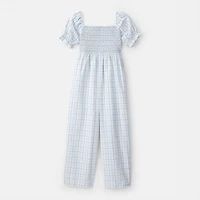Carter's Little & Big Kid Girls Short Sleeve Squares Romper