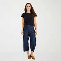 Liz Claiborne Womens Tall Crew Neck Short Sleeve T-Shirt