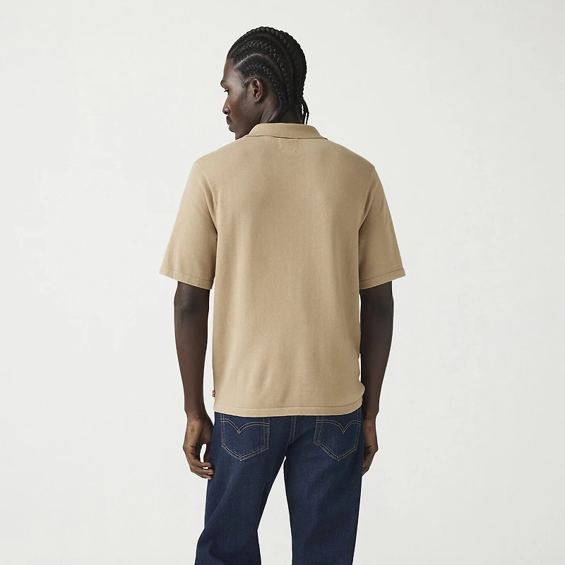 Levi's® Mens Short Sleeve Sweater Polo Shirt