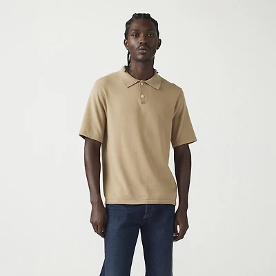 Levi's® Mens Short Sleeve Sweater Polo Shirt