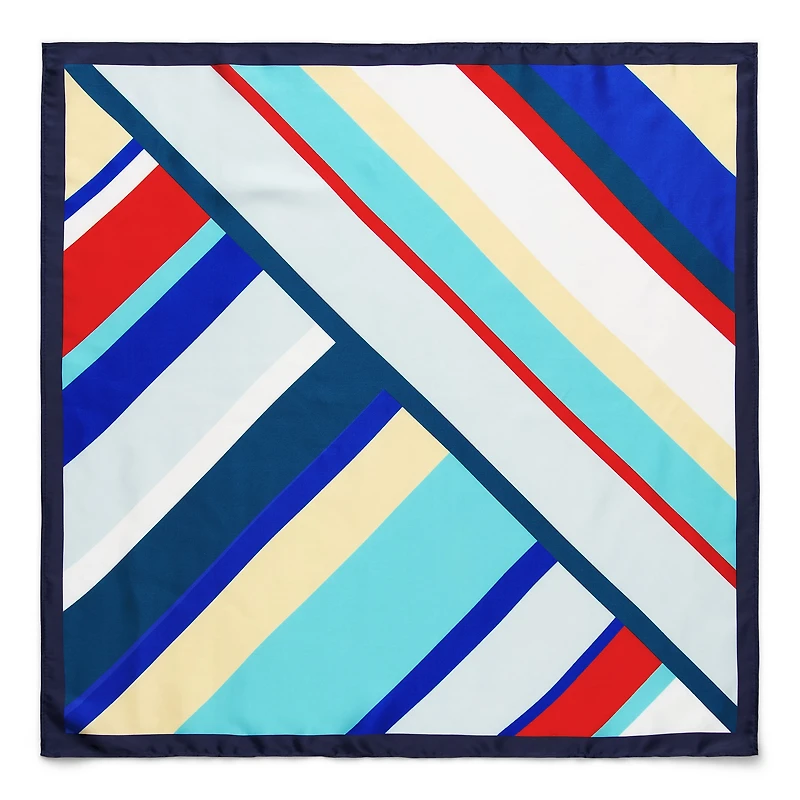 Mixit Diagonal Striped Square Scarf