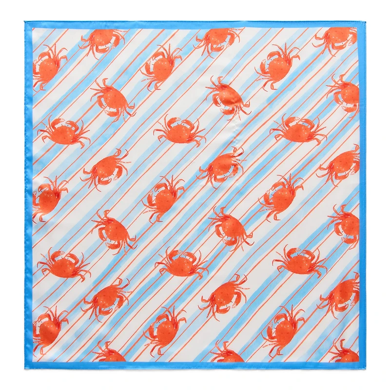 Mixit Crab Print Square Scarf
