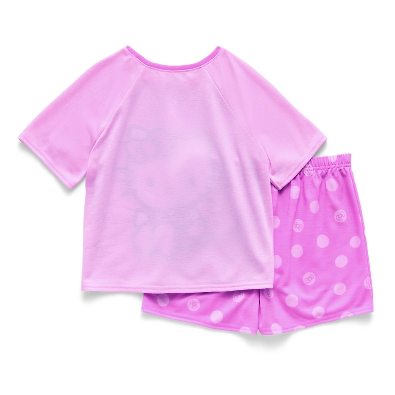 Little & Big Kid Girls Hello Kitty Crew Neck Short Sleeve 2-pc. Pajama Set