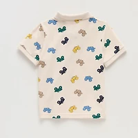 Okie Dokie Toddler & Little Boys Short Sleeve Regular Fit Polo Shirt