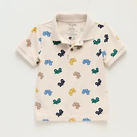 Okie Dokie Toddler & Little Boys Short Sleeve Regular Fit Polo Shirt