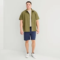 Stylus Mesh Mens Short Sleeve Big and Tall Camp Shirt