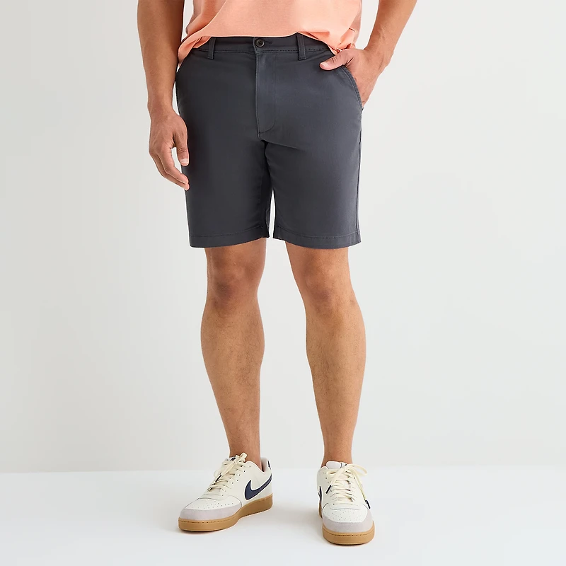 St. John's Bay Mens 9" Stretch Fabric Chino Short