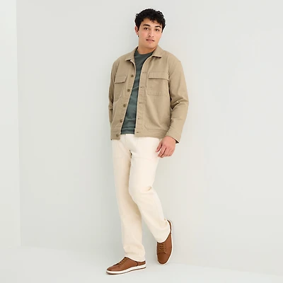 mutual weave Mens Denim Shirt Jacket