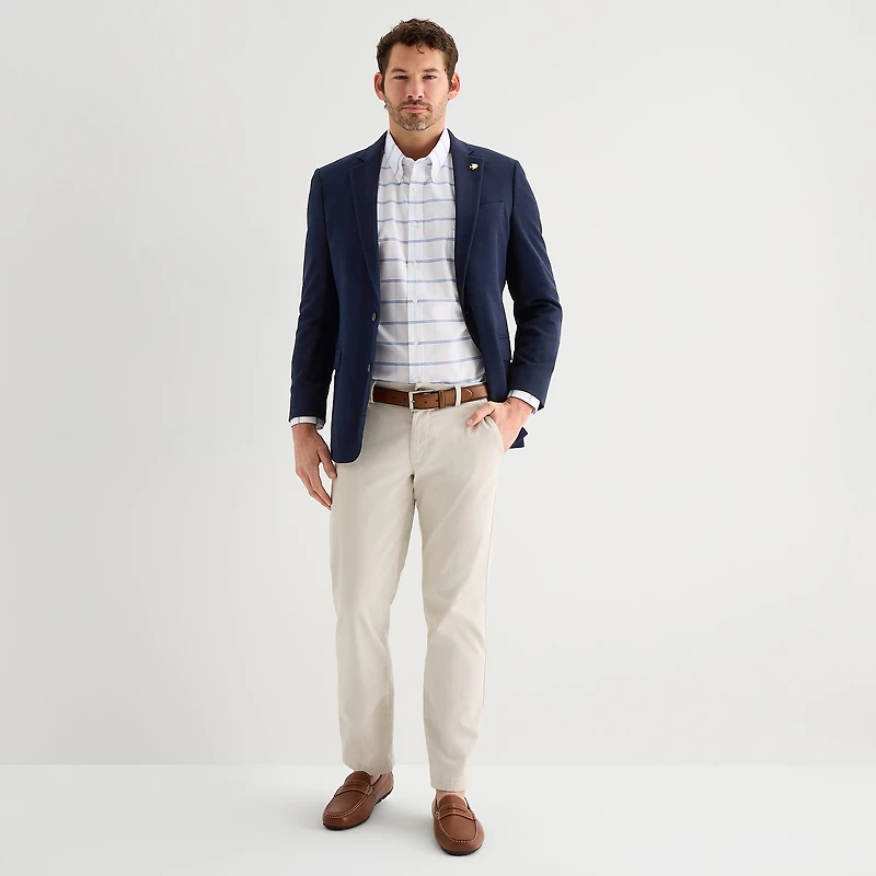 Stafford Knit Mens Classic Fit Sport Coat