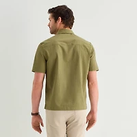 Stylus Mesh Mens Short Sleeve Camp Shirt