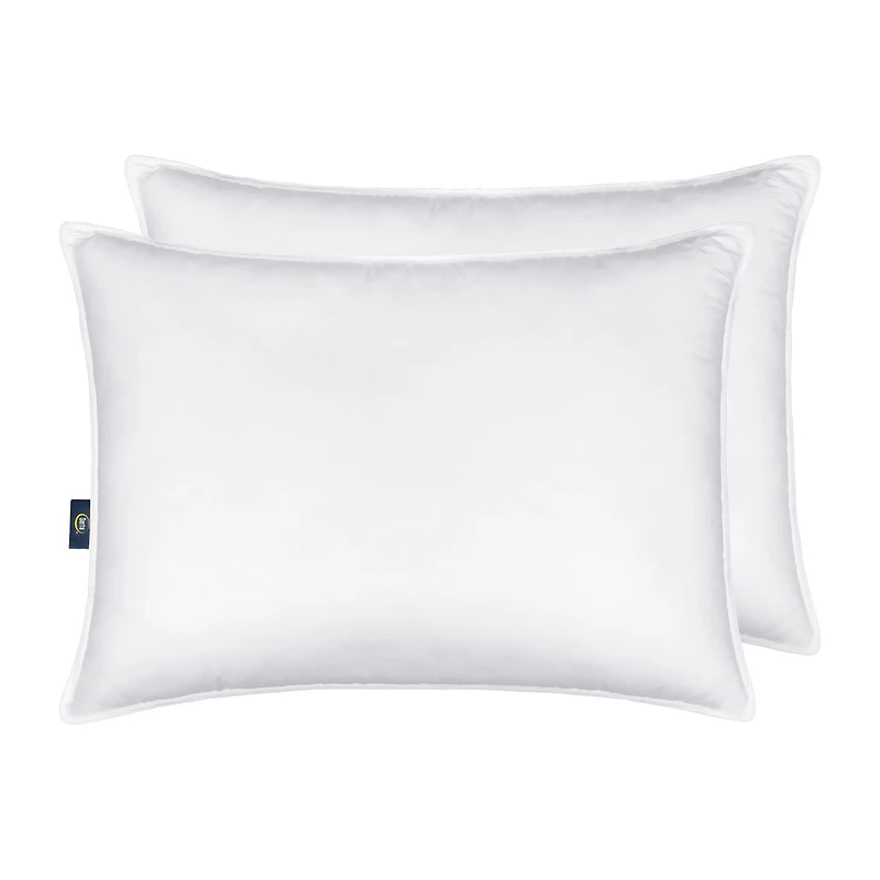 Serta® Down Illusion Firm Density 2-Pack Allergen Barrier 2 Pack Firm Density Bed Pillow