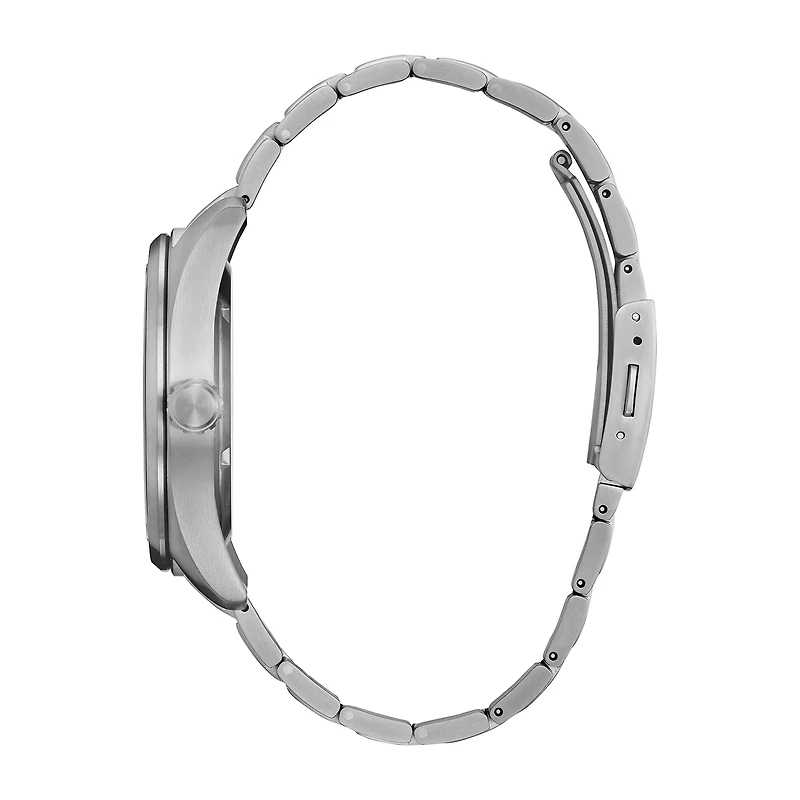 Citizen Garrison Mens Silver Tone Bracelet Watch Bm8560-53e
