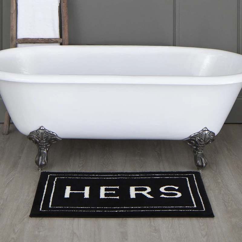 Mohawk Home Knitted His & Hers Bath Mat
