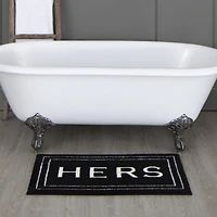 Mohawk Home Knitted His & Hers Bath Mat