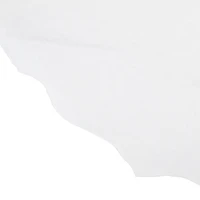 Northlight White Scalloped Edge Tree Skirt