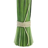 30.25'' Green Artificial Onion Grass Bundle Wrapped with Jute Rope Decoration
