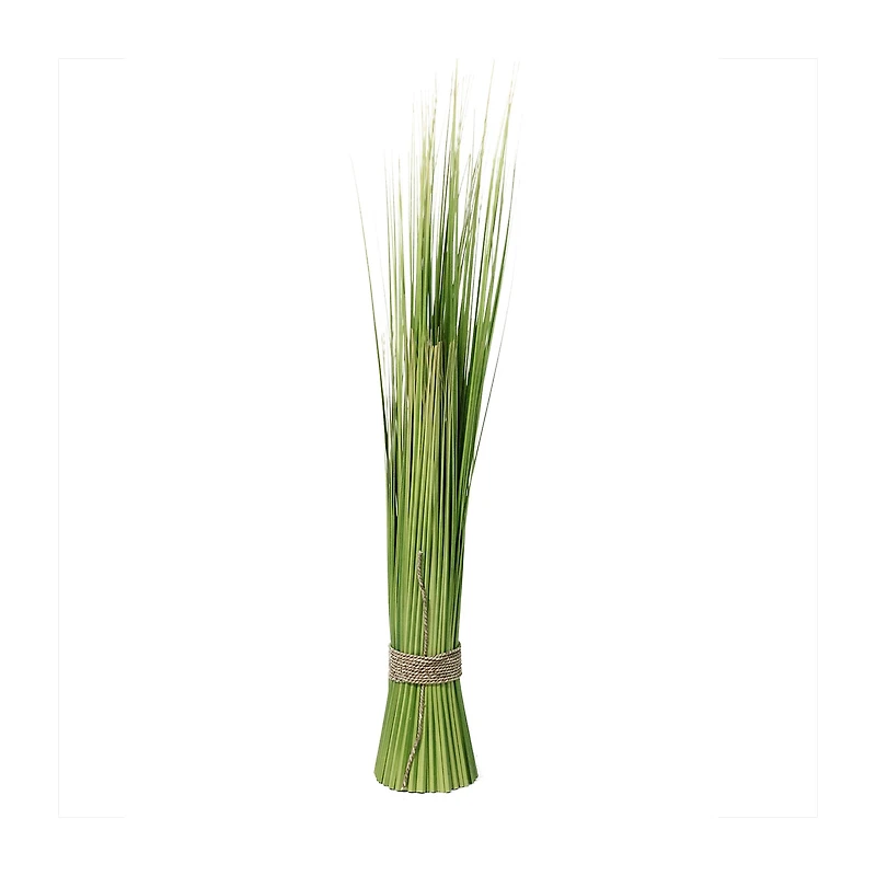 37.75'' Green Artificial Onion Grass Bundle Wrapped with Jute Rope Decoration