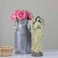 13'' Peace and Love Angel with Dove Outdoor Garden Statue
