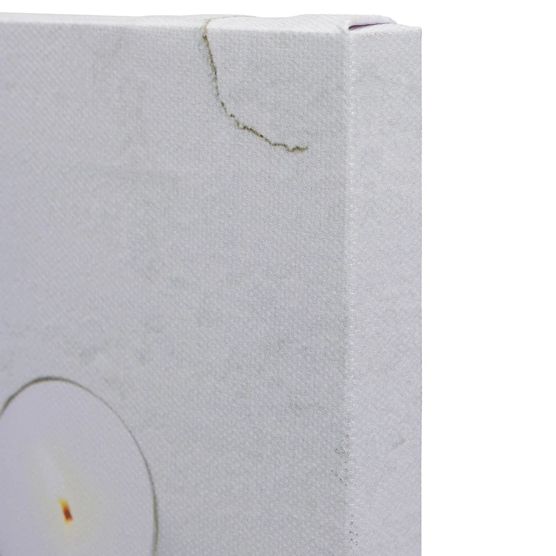 LED Lighted Starfish Seashell and Tea Light Candles Canvas Wall Art 15.75"