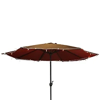 20 Clear Mini Patio Umbrella Lights with Clips - White Wire